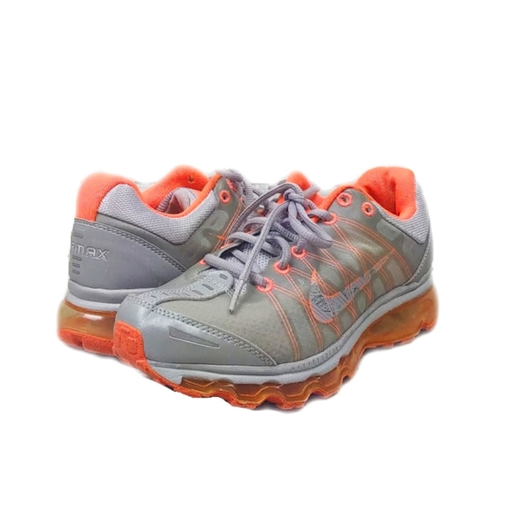 Nike Shoes - Nike Air Max EUC Wmns 7 Grey & Mango Org Sneakers